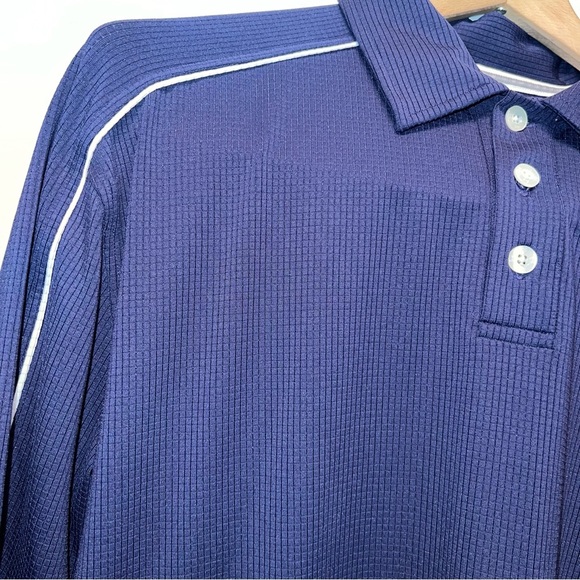 Auburn University Tigers Shirt Mens Small Blue Under Armour Polo - Picture 3 of 9